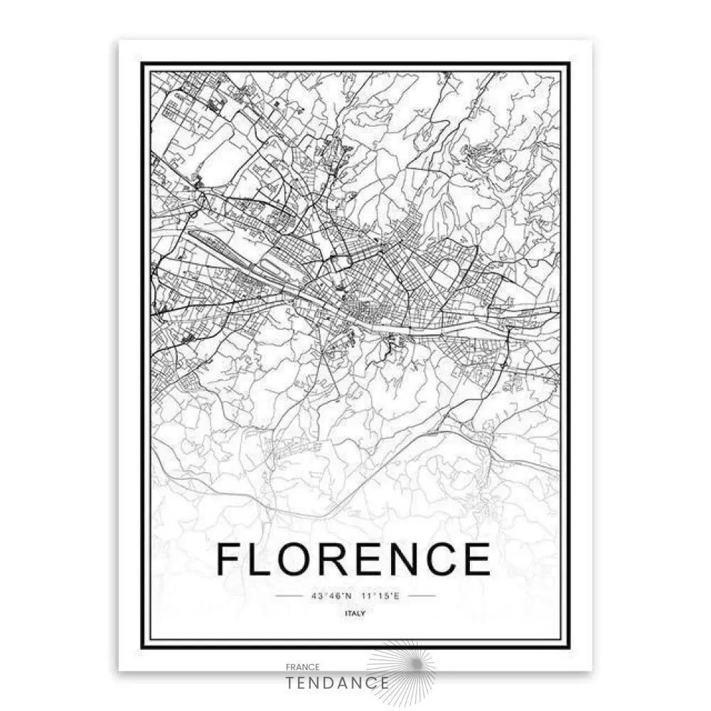 Affiche Holographique Des Capitales | France-Tendance