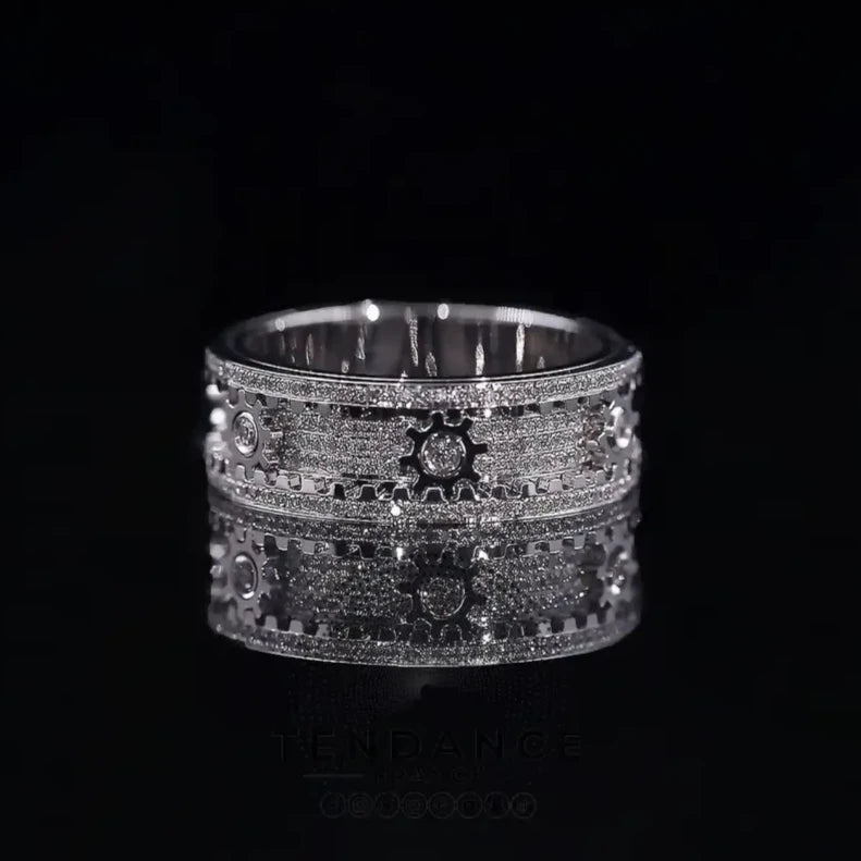Eternity | Bague Rouages Du Temps Couleur Argent (Edition Limitée 100 Exemplaires)