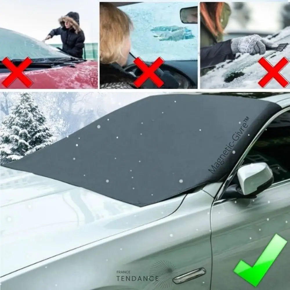 Magnetic-givre™ | Couverture Anti-givre Aimantée 3-en-1 |