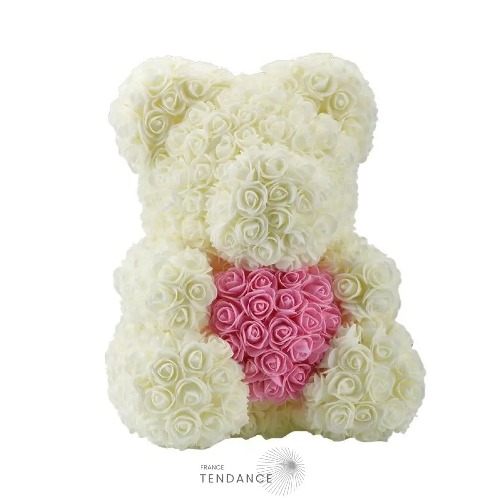 Ourson Géant Xxl En Roses éternelles (55cm) |