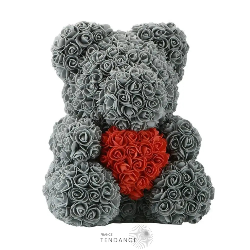 Ourson Géant Xxl En Roses éternelles (55cm) |