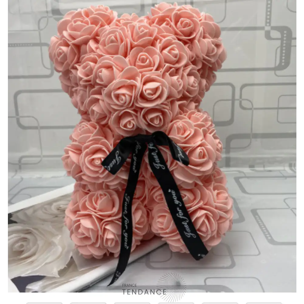 Ourson Xl En Roses éternelles | France-Tendance