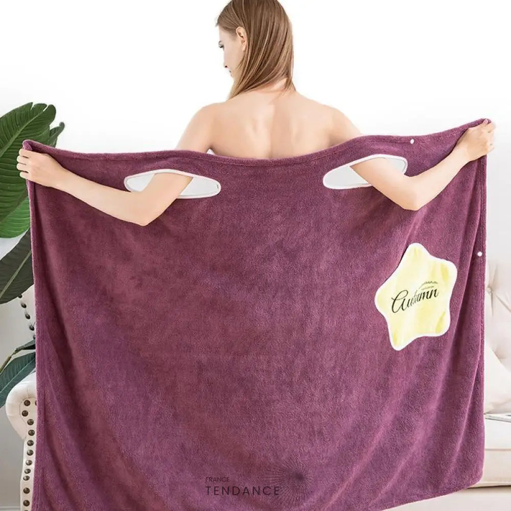 Peignoir De Bain En Peluche | France-Tendance