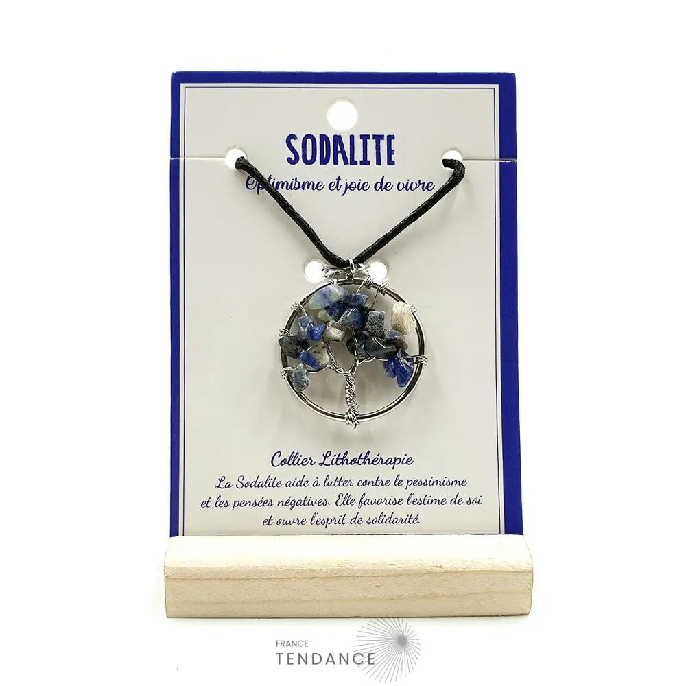 Pendentif Lithothérapie arbre De Vie Ou sphère |