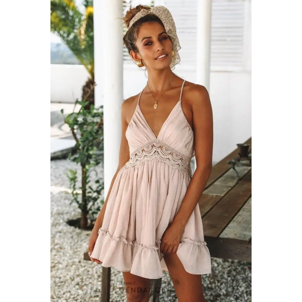 Robe En Dentelle Marie | France-Tendance