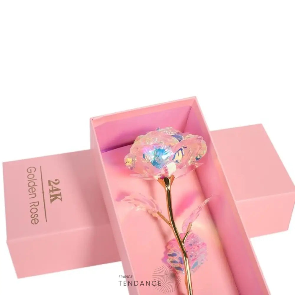 Rose Eternelle En Or 24k - édition Diamant | France-Tendance