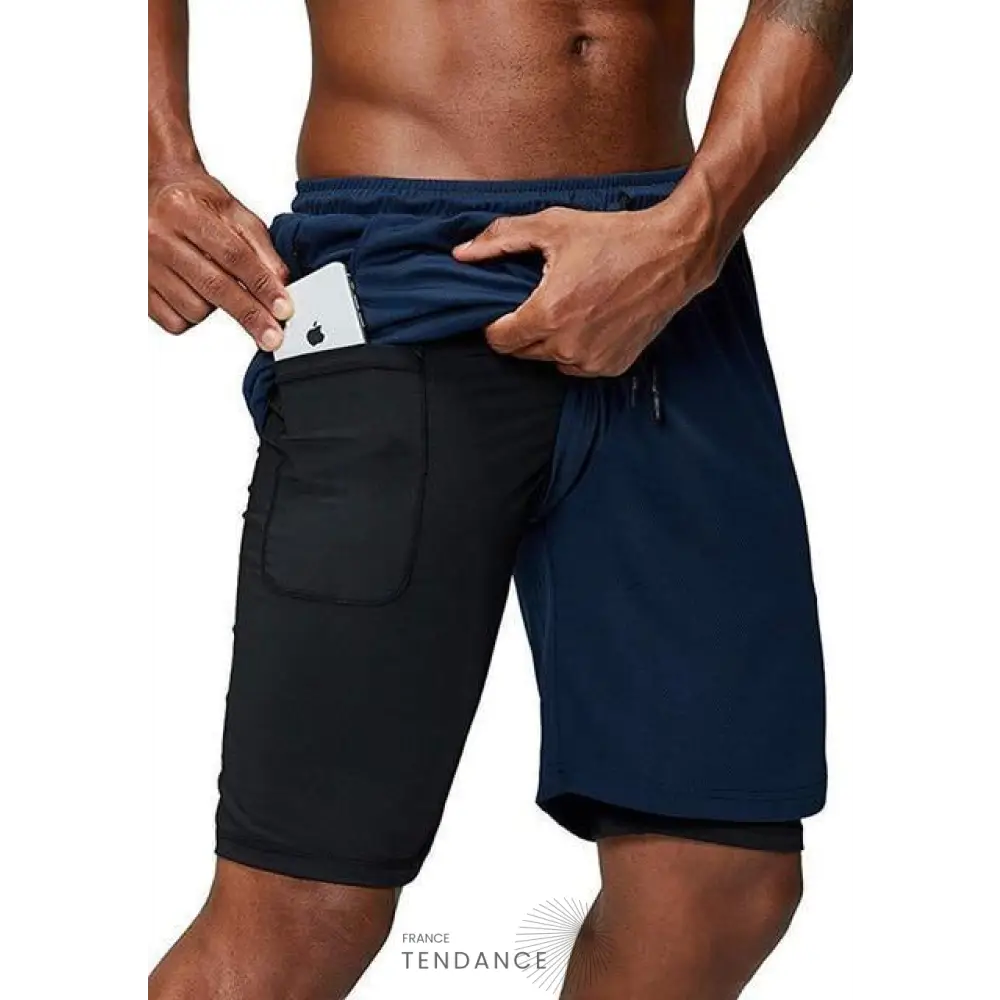 Short De Sport 2 En 1 | France-Tendance