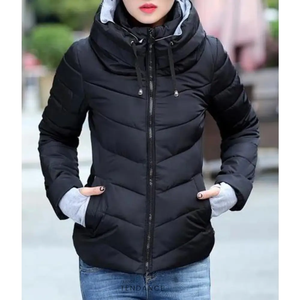 Veste Matelassée à Capuche | France-Tendance