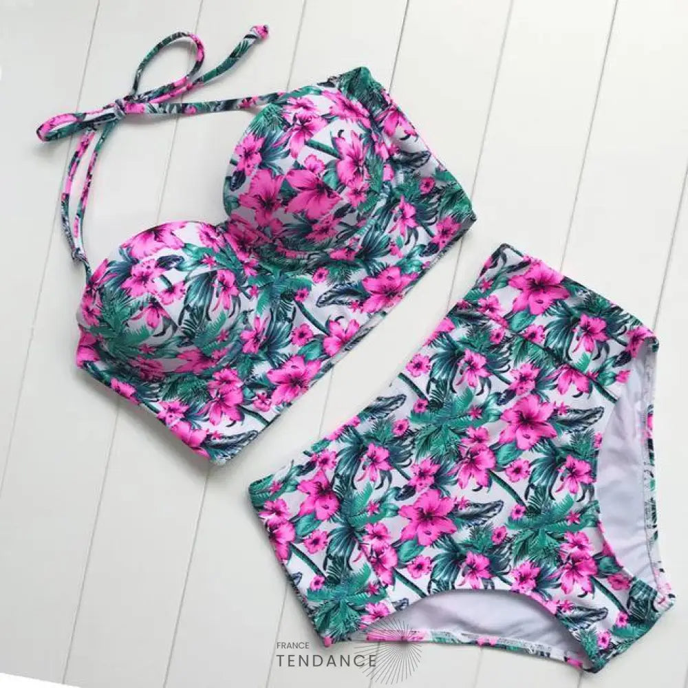 Bikini Sexy Imprimé Fleuri | France-Tendance