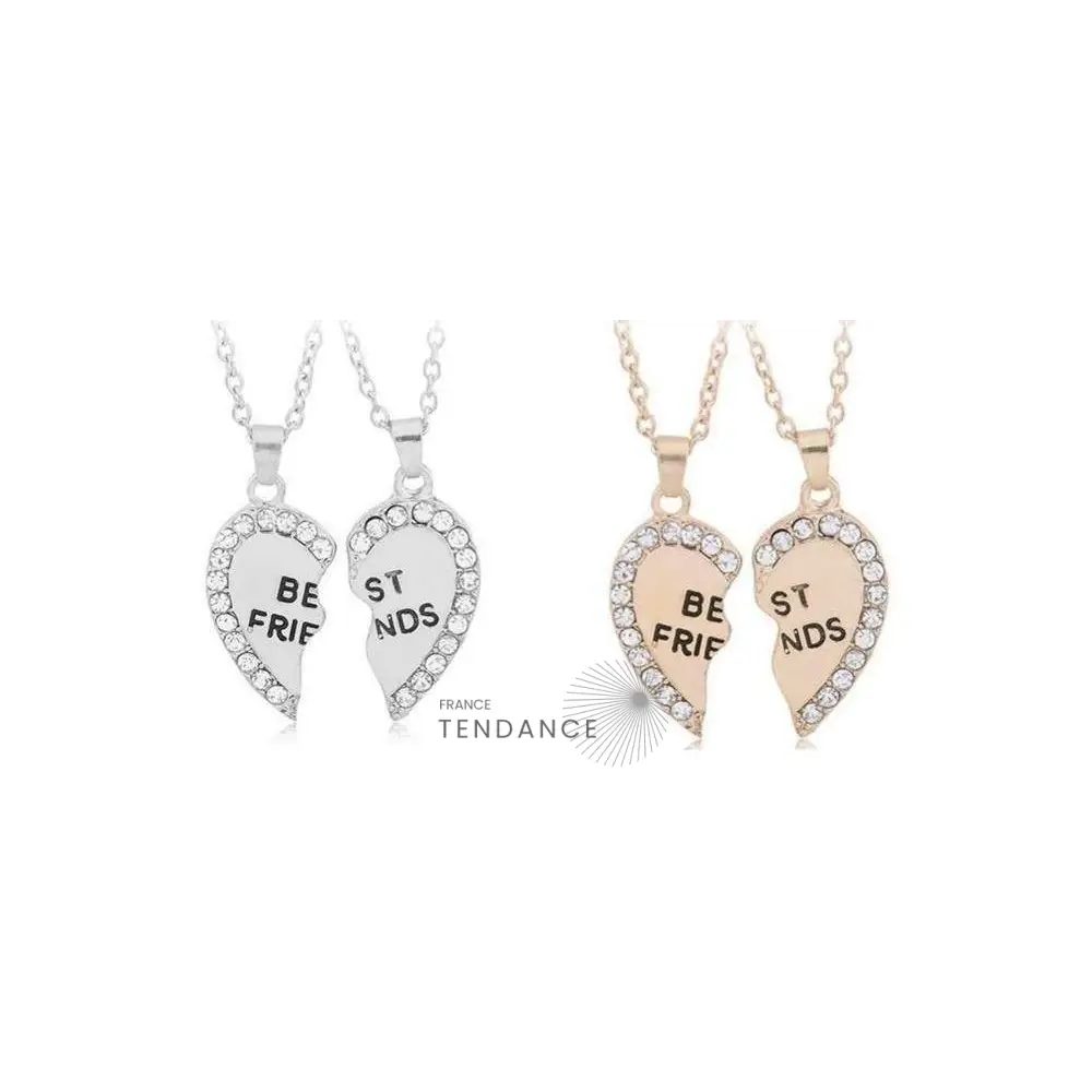 Collier à Strass best Friends | France-Tendance