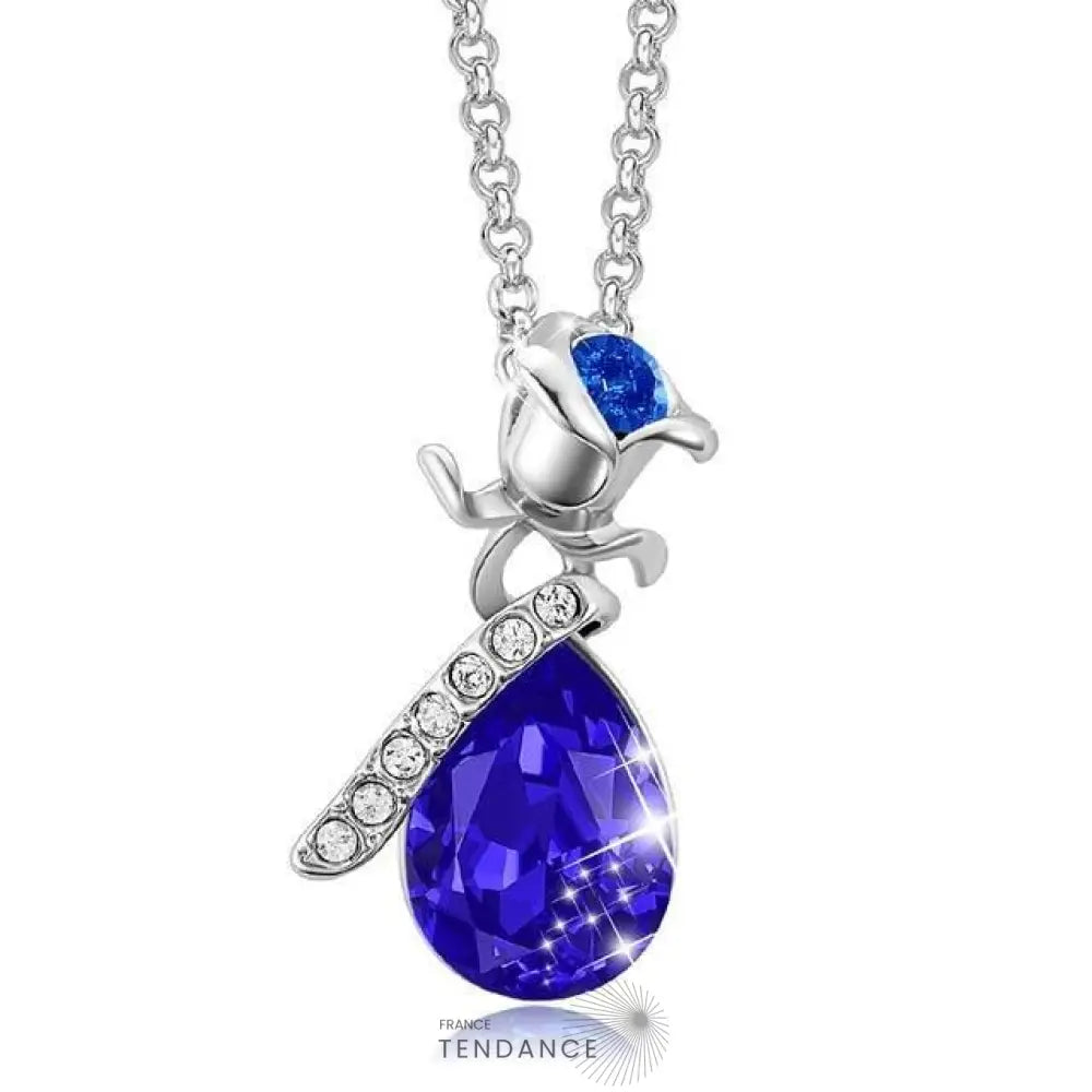 Collier Avec Rose éternelle | France-Tendance