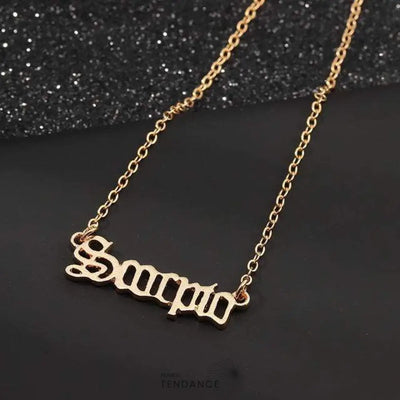 Collier Zodiac Sign | France-Tendance
