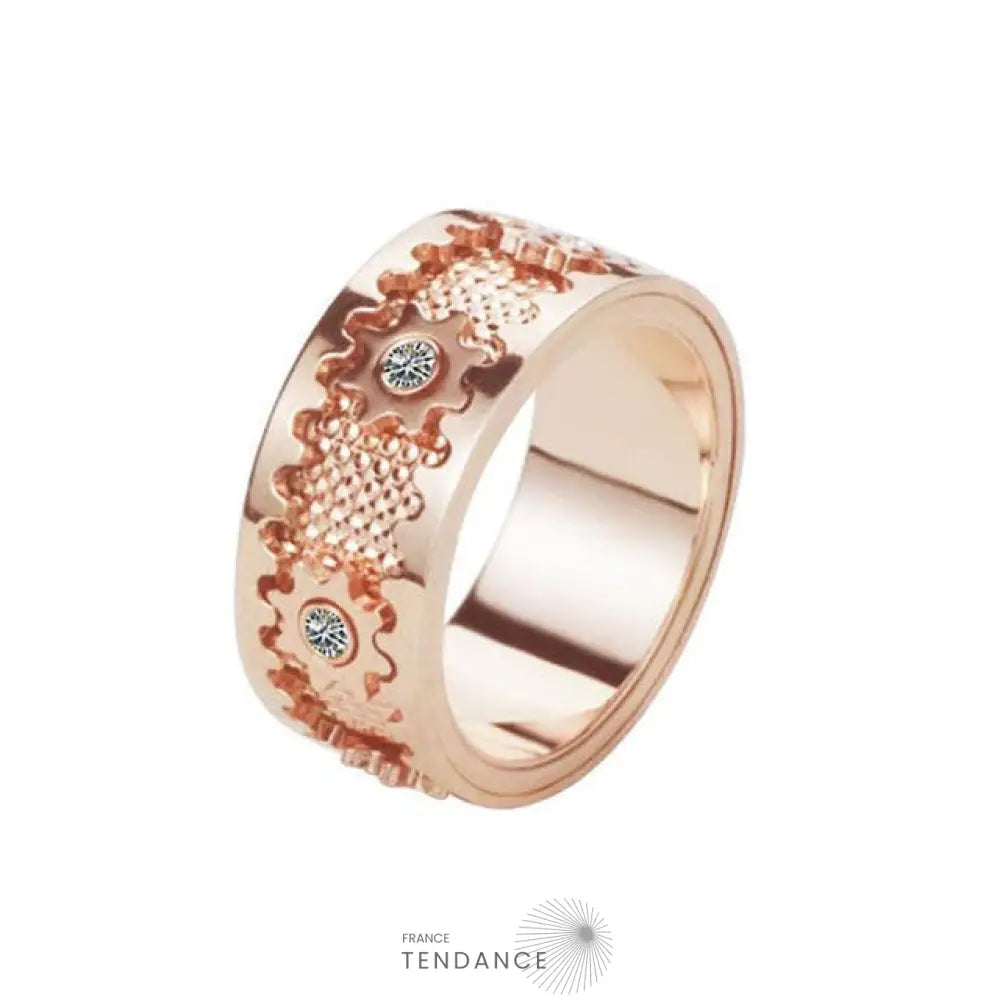 Eternity | Bague Rouages Du Temps (Edition Exclusive Pour Homme) Or Rose / 52 Bague Homme