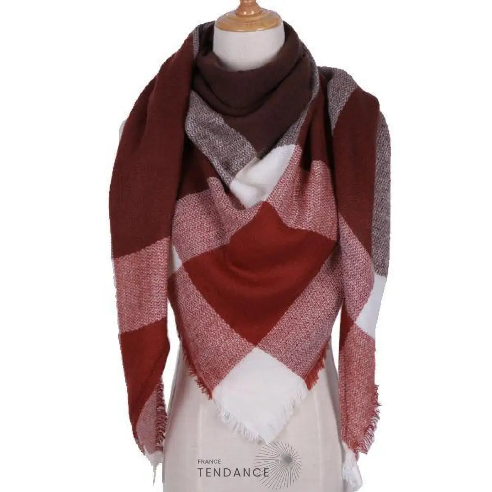 Grande écharpe Jacary à Motifs | France-Tendance