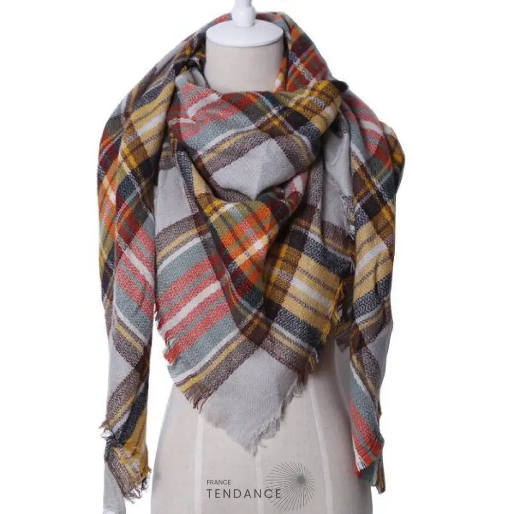 Grande écharpe Jacary à Motifs | France-Tendance