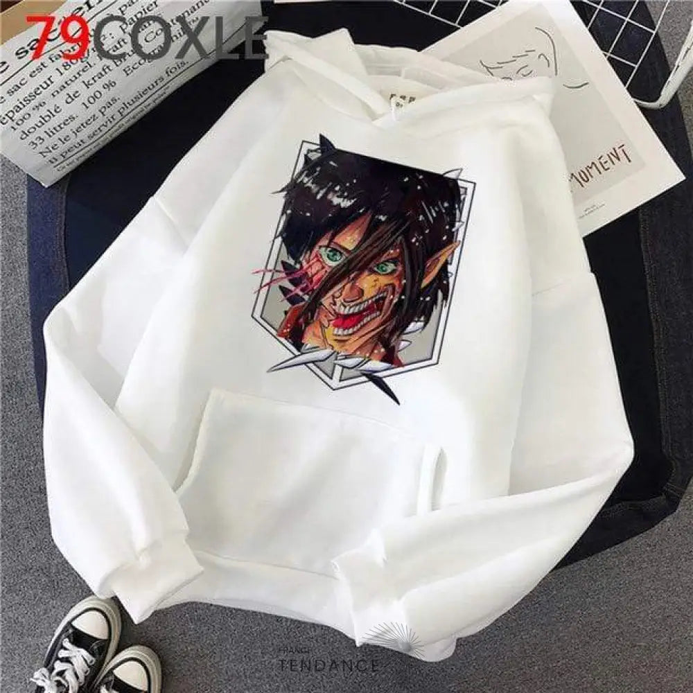 Hoodie Attaque Des Titans | France-Tendance