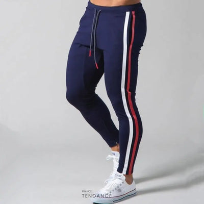 Jogging Slim à Bandes | France-Tendance