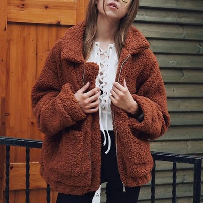 Manteau En Fausse Fourrure sexy Comfy | France-Tendance