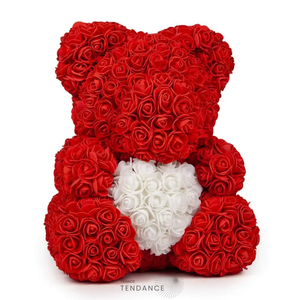 Ourson Géant Xxl En Roses éternelles (55cm) |