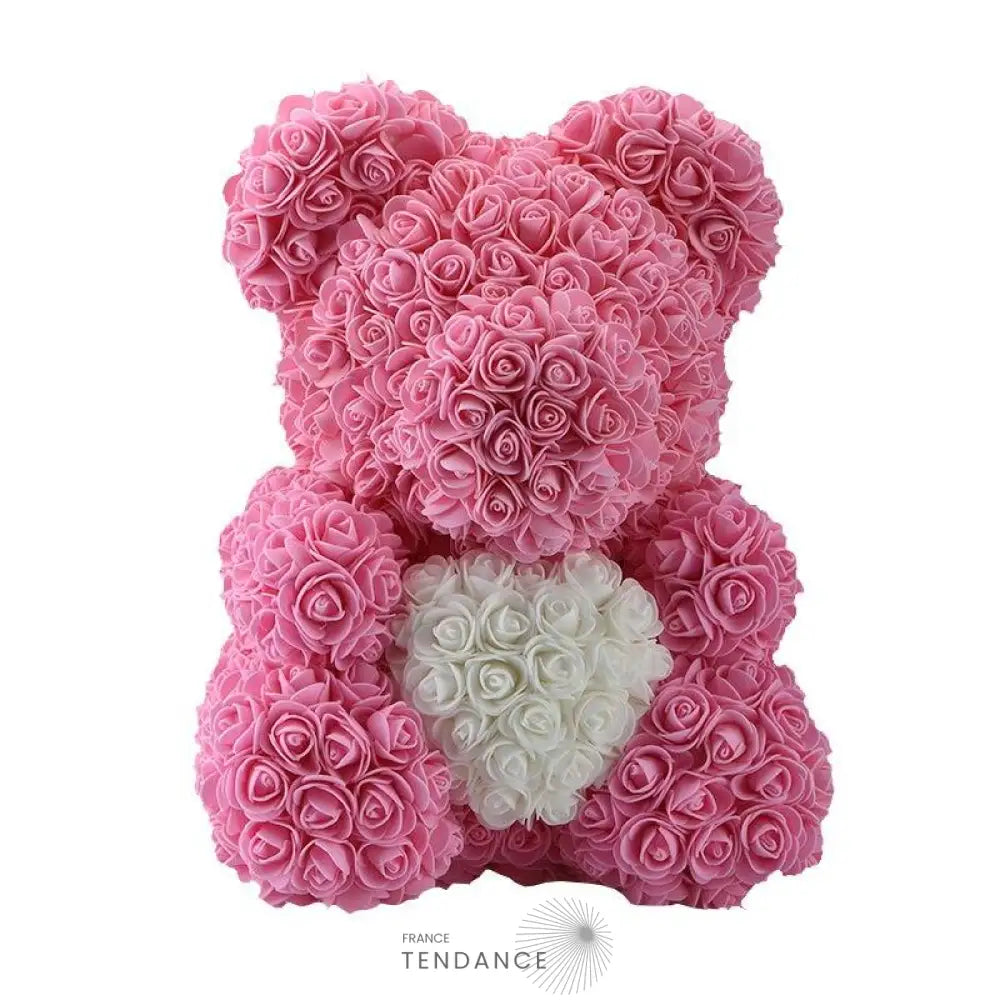 Ourson Géant Xxl En Roses éternelles (55cm) |