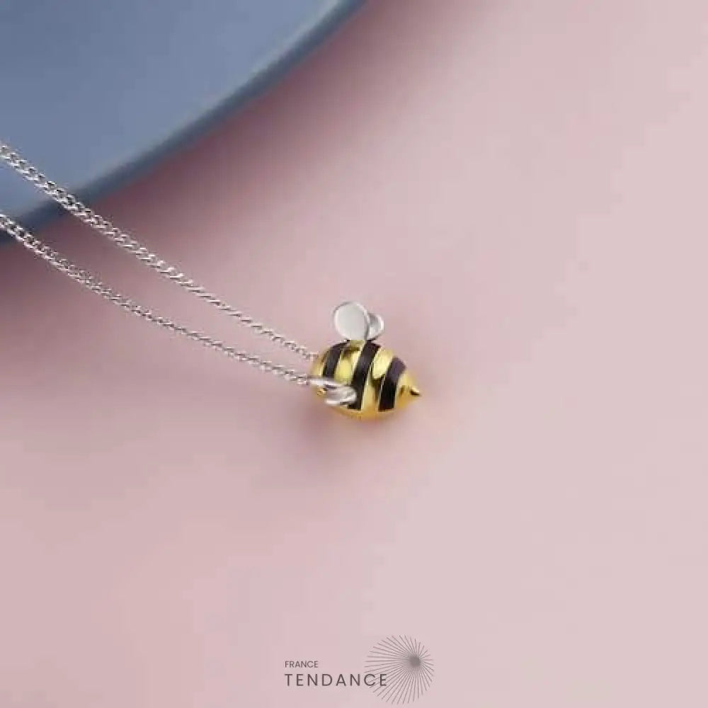 Pendentif Abeille En Argent Sterling | France-Tendance