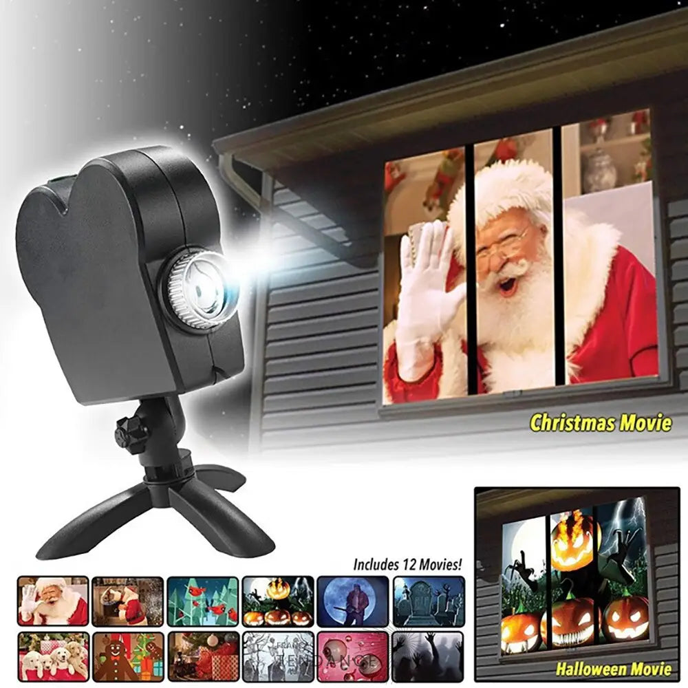 Projecteur Holographique Noël Et Halloween | France-Tendance