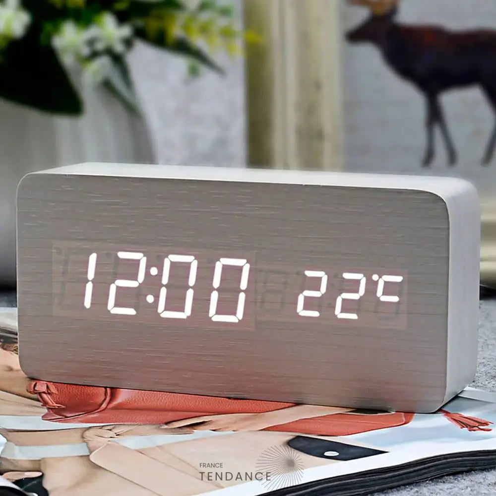 Réveil En Bois à Led | France-Tendance