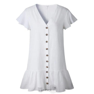 Robe à Boutons Bohème | France-Tendance