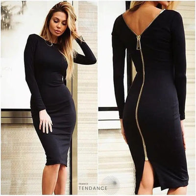 Robe De Soirée Zippé à L’arrière breathing Love |