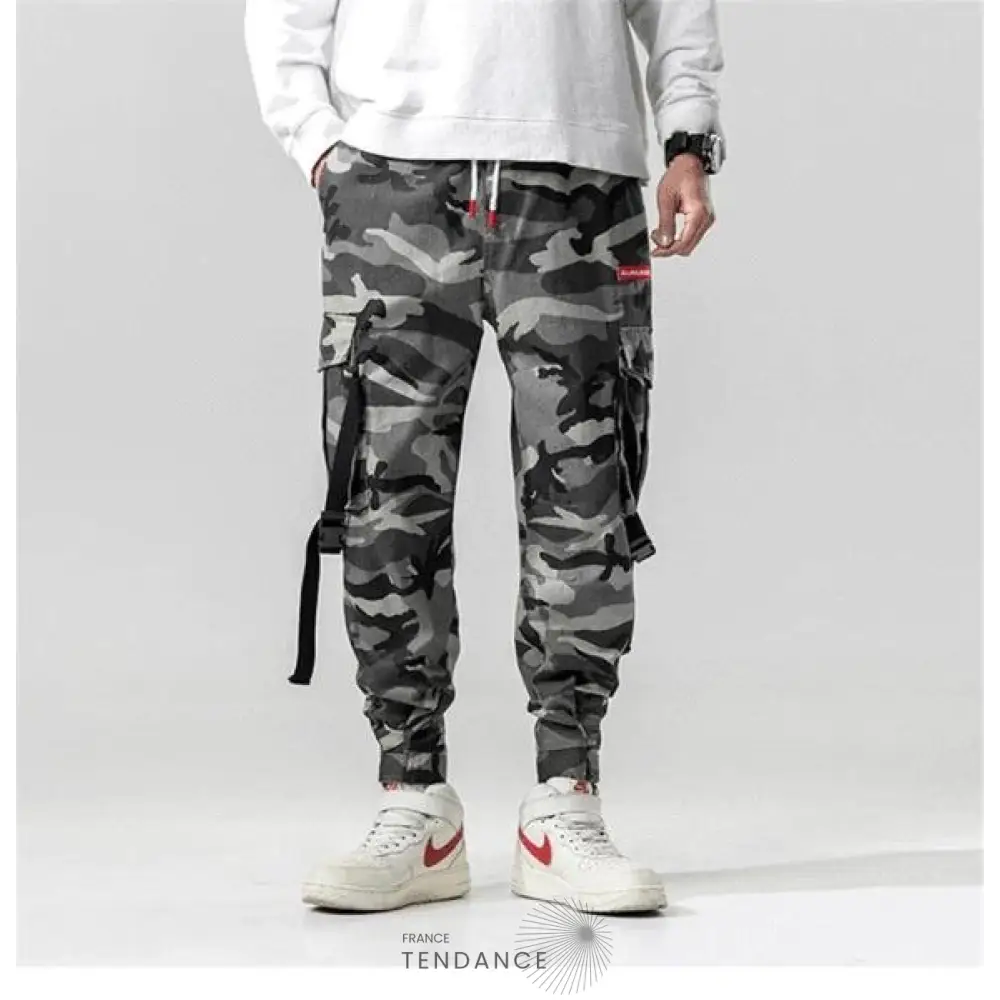 Ryland Camouflage Hip Hop Jogger Pants | France-Tendance