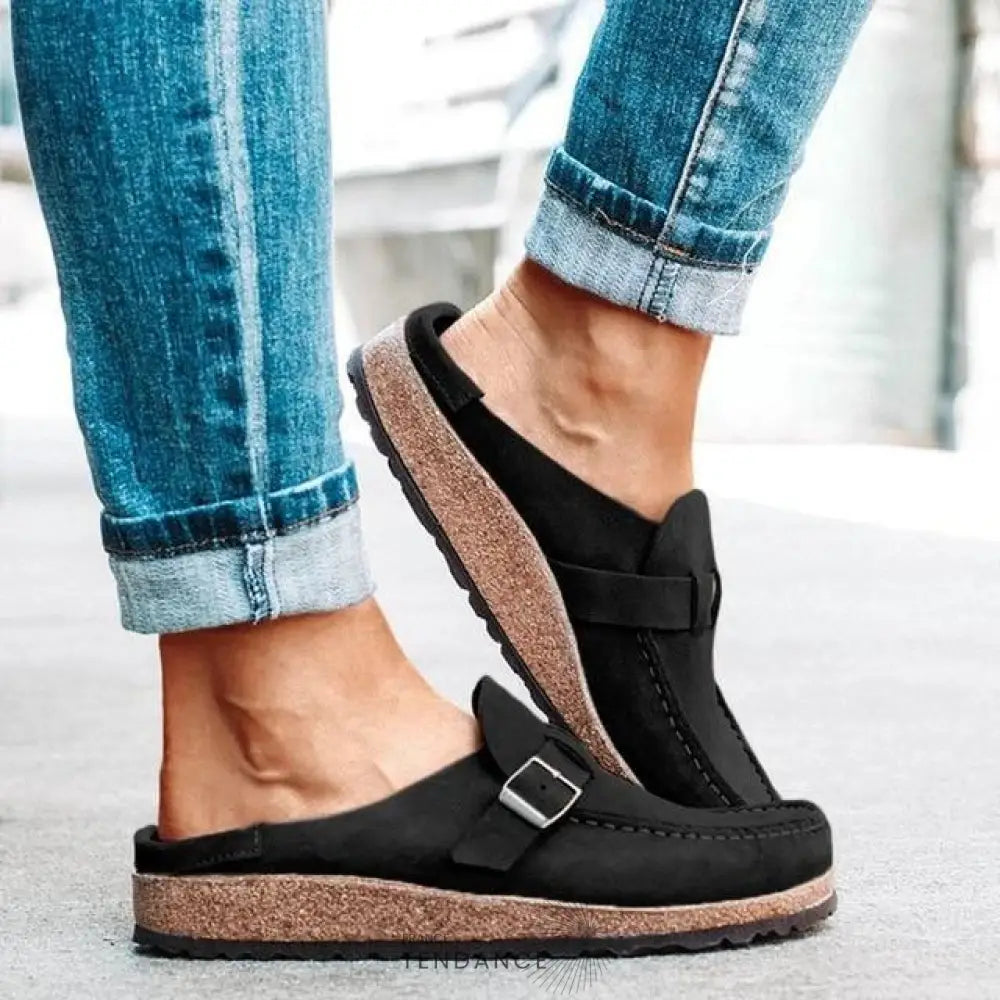 Sandales Plates à Boucles | France-Tendance