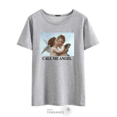 T-shirt Call Me Angel | France-Tendance