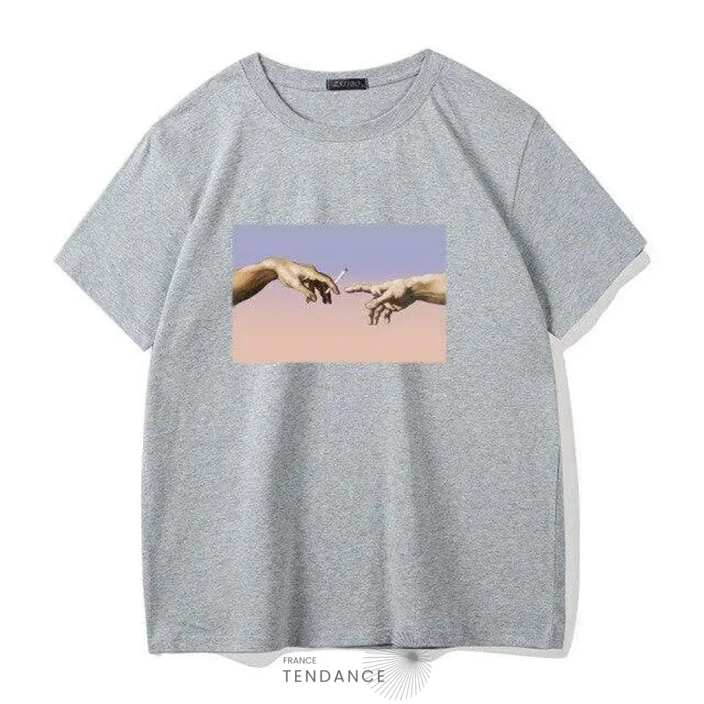 T-shirt Michelangelo Smoke | France-Tendance