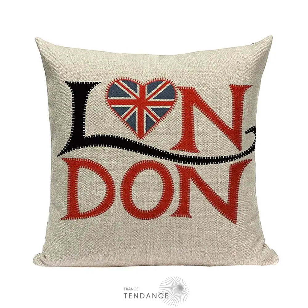 Taie De Coussin Décorative 45x45 - Série Londres |