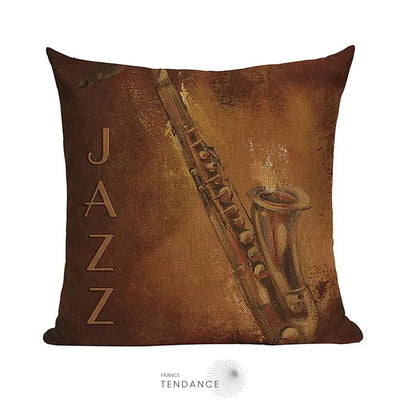 Taie De Coussin Décorative 45x45 - Série Musique |