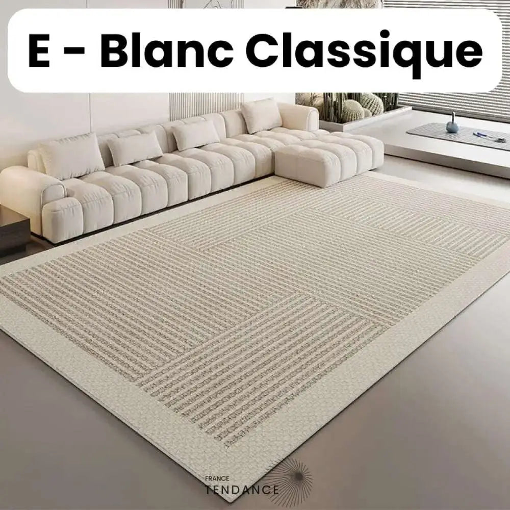 Tapis Magique Intachable | Incroyable Mais Vrai! E - Blanc Classique / Paillasson (0.4X0.6M) Salon